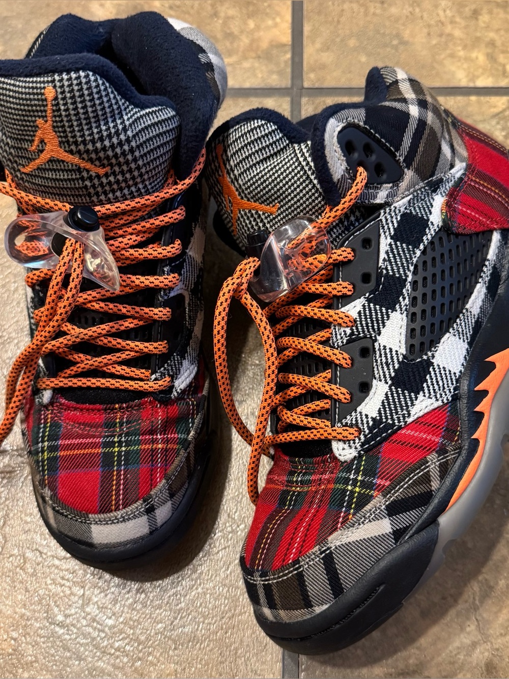 Jordan Retro 5 Plaid